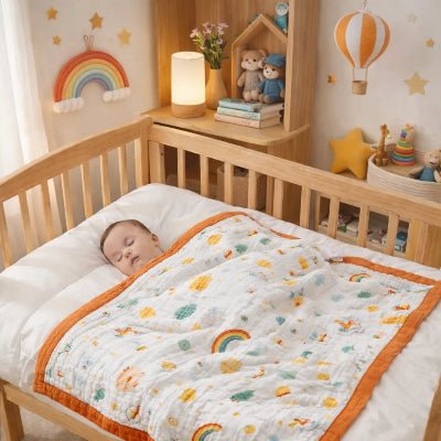 Bebe-dort-paisiblement-avec-couverture-bebe-confortable