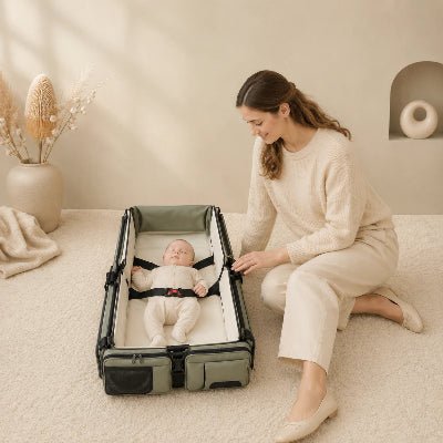 Couffin-bebe-avec-couchage-intégré