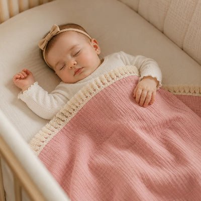 Couverture-bebe-style-bohème-doux-et-élégant