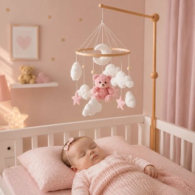 Mobile-bebe-pour-lit-conçu-pour-offrir-fixation-fiable