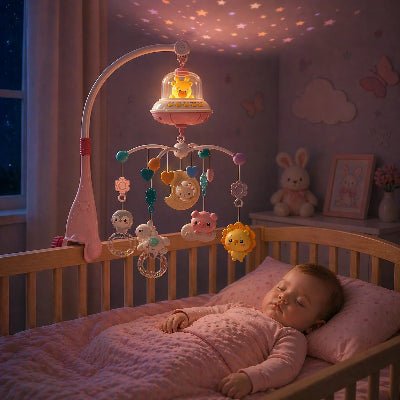 Mobile-musical-pour-bebe-avec-lumiere-douce-pour-un-dodo-confortable