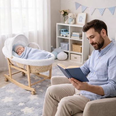 Papa-est-tranquille-grace-au-couffin-en-osier-pour-bebe_1