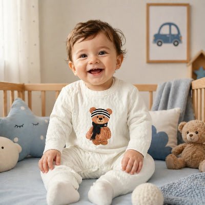 Pyjama-bebe-velour-confortable-et-elegante