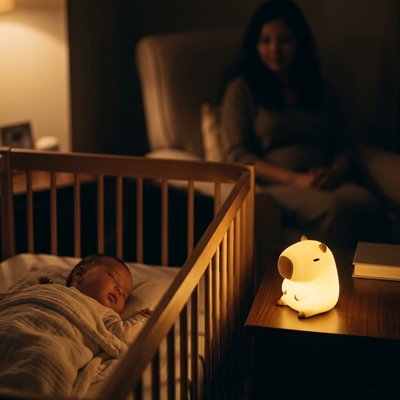 Bebe-veilleuse-Forme-ludique-en-animal