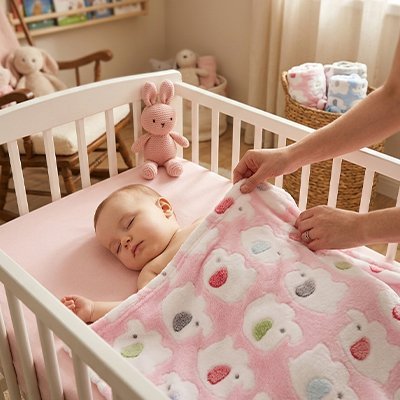 Couverture-bébé-naissance-douce-et-confortable