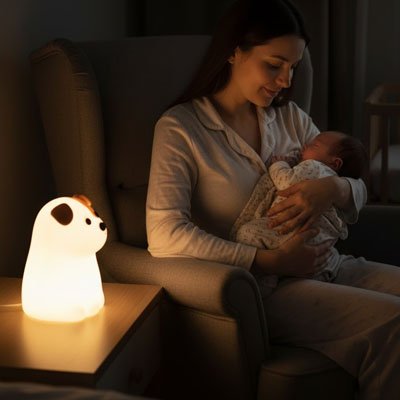 Veilleuse -bebe-sécuritaire-et-agréable